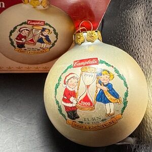 Holiday Ornament - Campbells Soup 2000